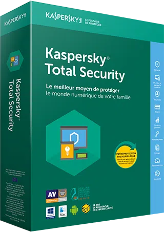 KTS – Kaspersky Total Security 2018 | Protection sur PC, Mac et Android (plus disponibles à la vente)