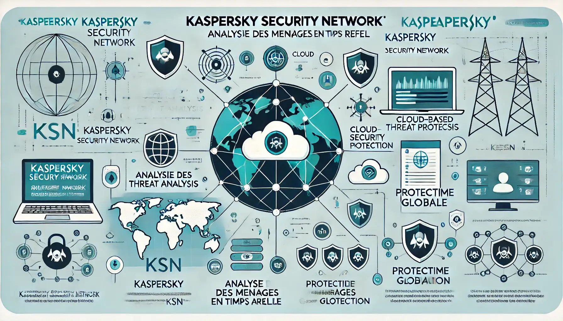 Infographie sur le réseau Kaspersky Security Network (KSN)