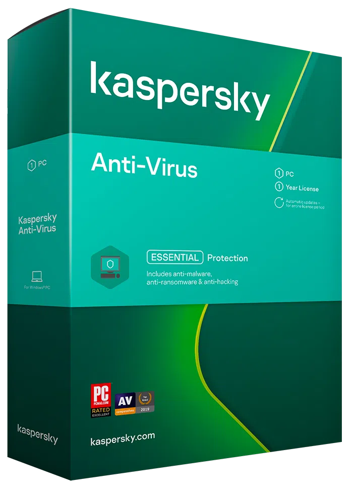 KAV – Kaspersky Anti-Virus 2021 (plus disponibles à la vente)
