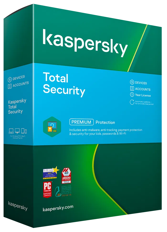 KTS – Kaspersky Total Security 2021 (plus disponibles à la vente)