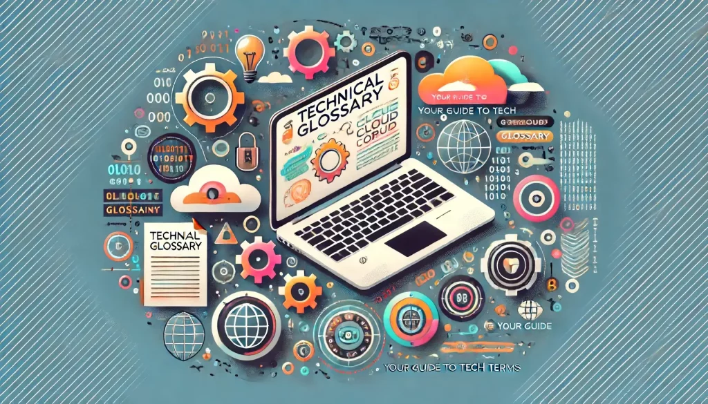 Illustration d'un glossaire technique de cybersécurité